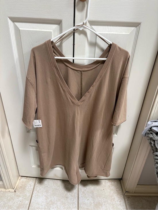 FP Movement by Free People Other - Free People For Movement Tan Short Sleeve Romper
